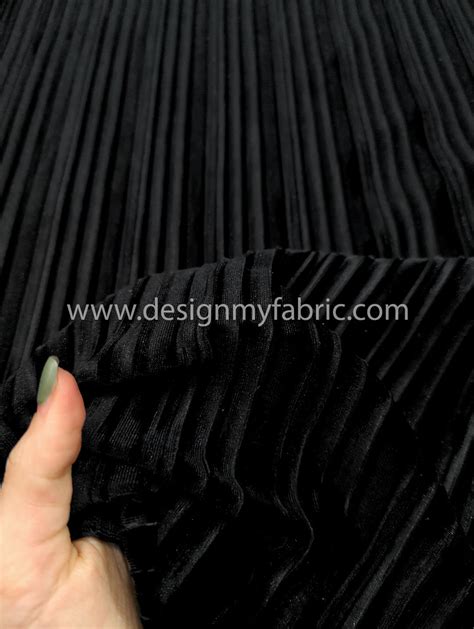 Black velvet fabric #91936 - Design My Fabric