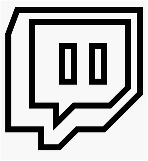 Clip Icon Twitch Twitch Black Logo Png Transparent Png Transparent