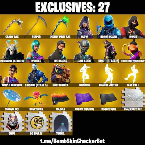 Skins Ikonik Honor Guard Wonder Take The L Minty The Reaper Elite