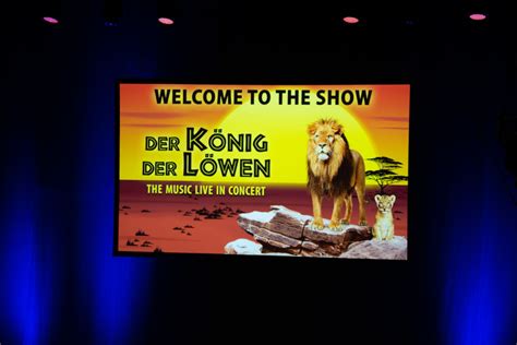 Der König der Löwen Live in Concert am 17 Januar 2023 in der Wunderino