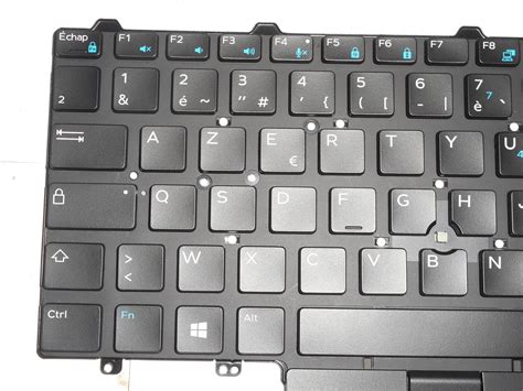 OEM Dell Latitude 5490/7490 Backlit Laptop Keyboard French-English B02 ...