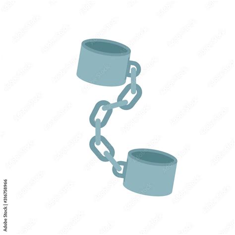 Shackles Silhouette Icon Clipart Image Isolated Stock Vector Clip Art Library