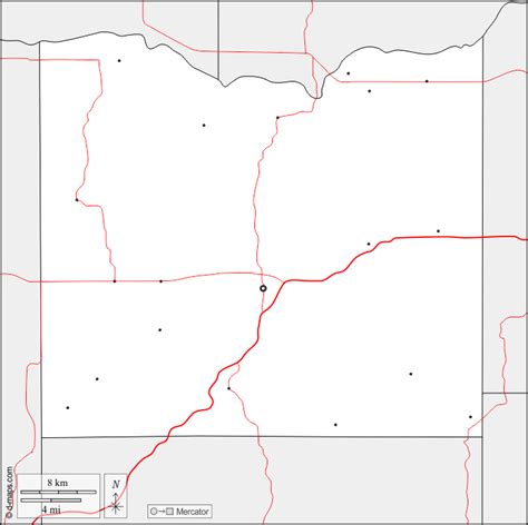 Condado De Iowa Mapa Gratuito Mapa Mudo Gratuito Mapa En Blanco