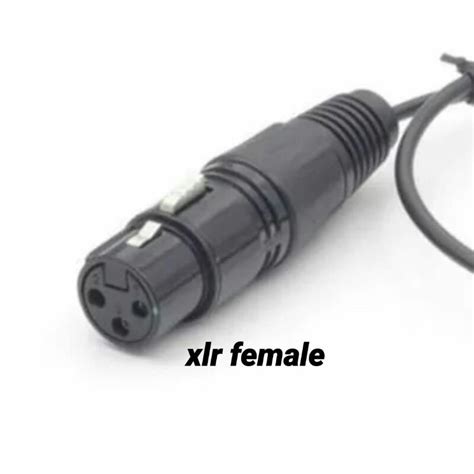 Jual Sambungan Canon Socket Kabel Audio Xlr Male Female Colokan Jack