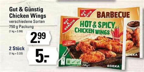 Gut Gustig Chicken Wings Angebot Bei Edeka