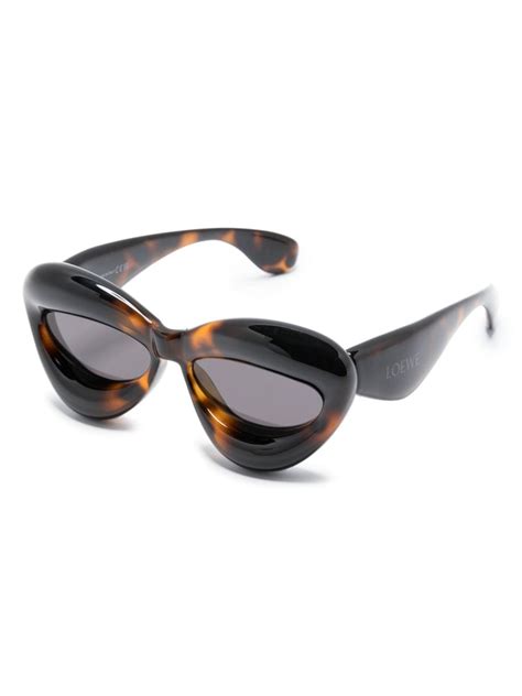 Loewe Eyewear Inflated Cat Eye Sunglasses Farfetch