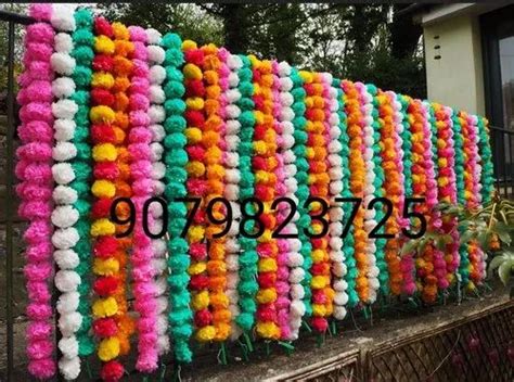 We Have Lots Of Colour Plastic Artificial Flower Mala Ladi At Rs 25