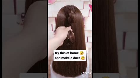 Easy Hair Style 😱 Only Tiktok Youtube