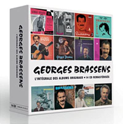 L intégrale des albums originaux Coffret CD album en Georges Brassens