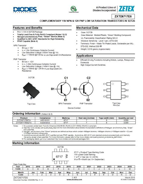 Datasheet Pdf Bipolar Junction Transistor Transistor Off