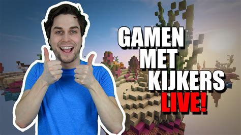 MINIGAMES MET KIJKERS SPELEN LIVE YouTube