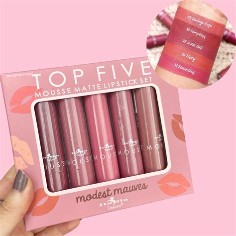 Set lápiz labial matte mouse Modest mauves TIENDA DE MAQUILLAJE ONLINE