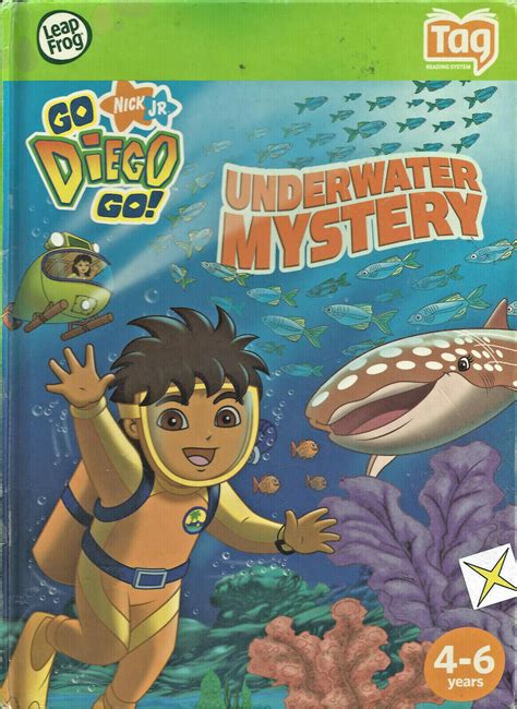 Leap Frog Tag Go Diego Go Underwater Mystery Leapfrog Activity Book