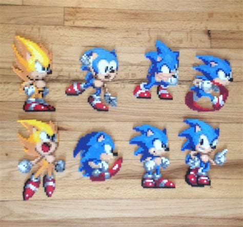 Sonic Characters Perler Beads Perler Bead Art Bead Art Perler Beads