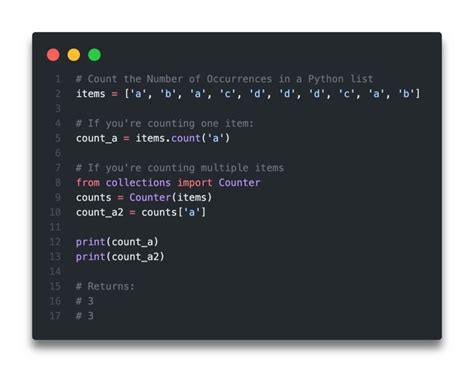 Python Count Number Of Occurrences In List Ways Datagy