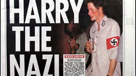 Prince Harry en costume nazi cette séquence honteuse qui va à nouveau