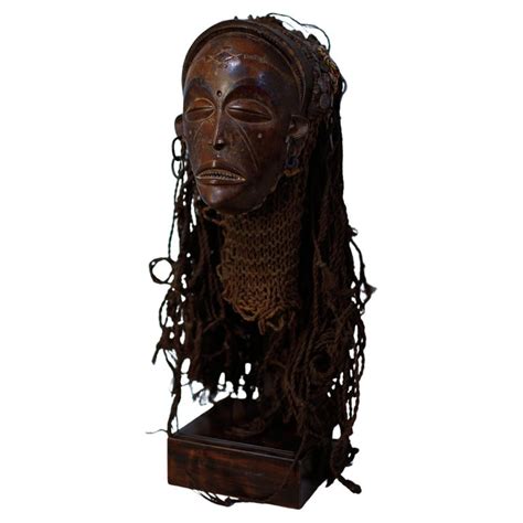 Female Mask Pwo Chokwe Angola Democratic Republic Of Congo Museum Quality At 1stdibs