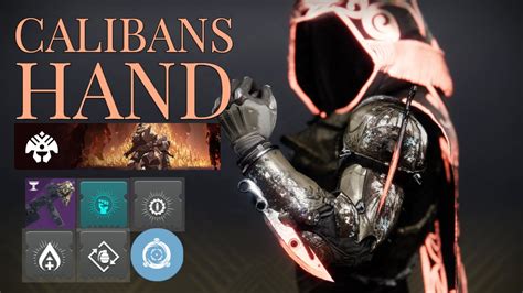 Caliban S Hand Ad Clear Build Destiny Season Of The Haunted Youtube