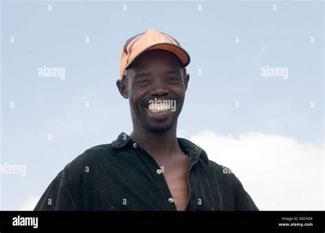 A young South African man in front of the sky in Cape Town South Africa ...