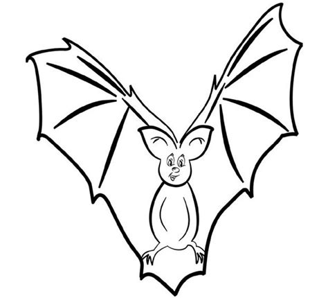 Bat Drawing Outline at GetDrawings | Free download