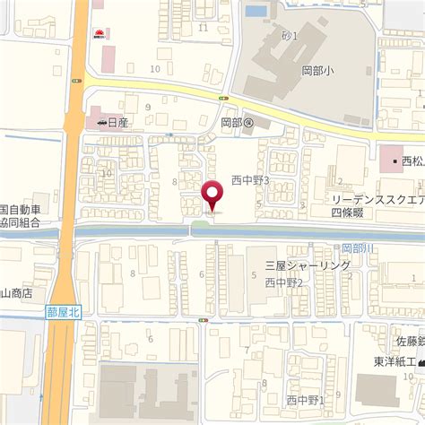 大阪府四條畷市西中野3－7－1 の地図 Mapfan