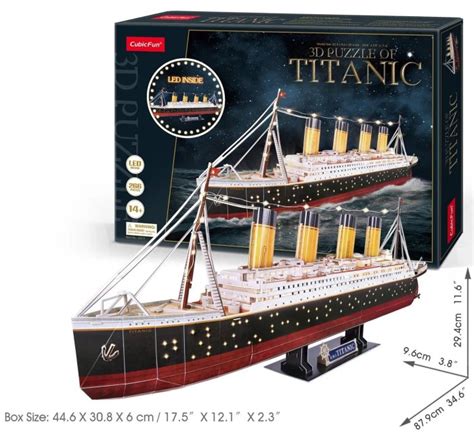 3D Puzzles Titanic With LED 30521 Mr Models