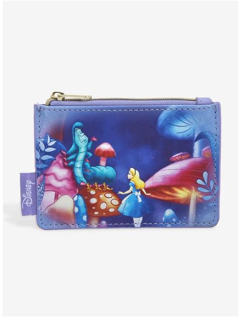 Loungefly Disney Alice In Wonderland Mushroom Caterpillar Cardholder In