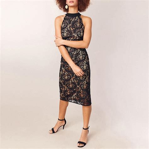 Black Megan Lace Dress Brandalley