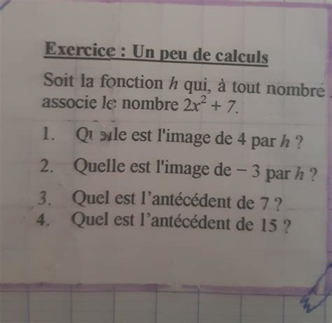 Bonjour J Essaye D Apprendre Pour Mon Brevet De Demain Est Je Voudrais