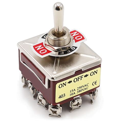 Snapklik Mxuteuk Heavy Duty Rocker Toggle Switch Position Pdt