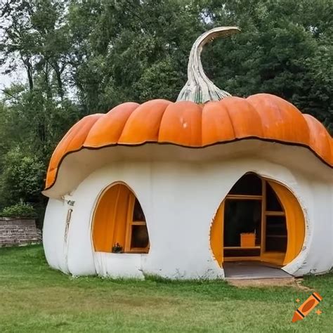 Unique Pumpkin Shaped House