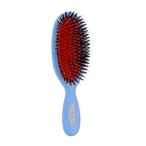 Mason Pearson Pocket Bristle Nylon Hair Brush Blue Bn Bl