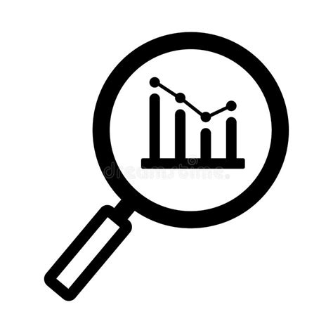 Market Research Icon Black Color Stock Vector Illustration Of Research Black 191828869