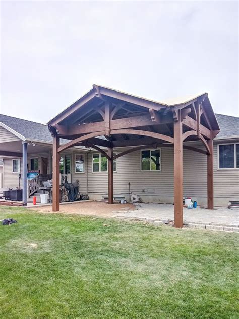 Home Gable Roof Timber Frame Pergola Gazebo