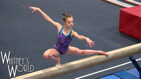 Triple Wolf Turns Whitney Bjerken Gymnastics Youtube