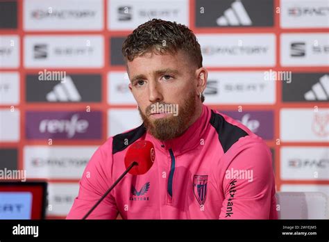 Seville Spain Th Apr Iker Muniain The Captain Of Athletic