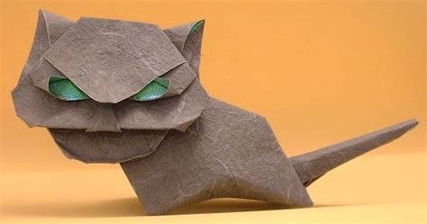 Pi I Squeak Origami Cats With Thanks To Gilad S Origami Page