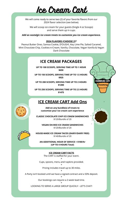 Ice Cream Cart — Furniture City Creamery