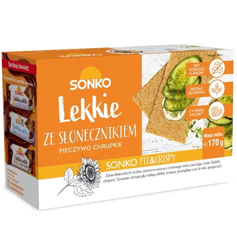 Sonko Pieczywo chrupkie ze słonecznikiem 170g 12233789605 Allegro pl