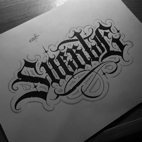 Graffiti Lettering Tattoo Lettering Lettering Fonts Lettering Design