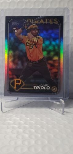 Topps Series Rainbow Foil Jared Triolo Rc Pittsburgh