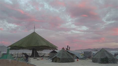 Burning Man 2016 Monday Evening Sunset Camp Space Hole Youtube