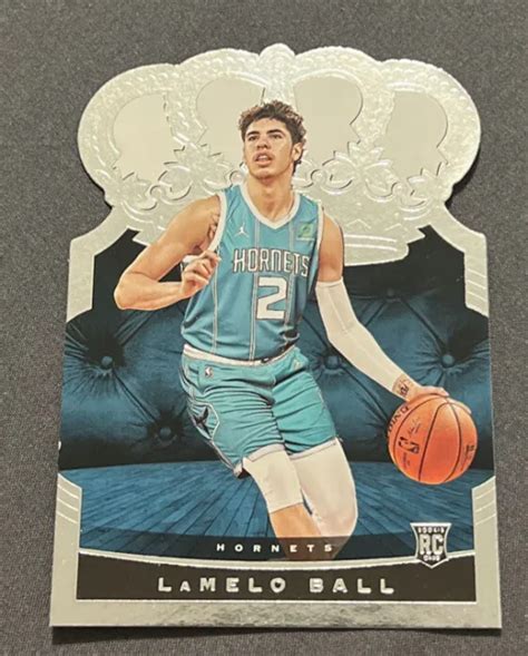 2020 21 PANINI CROWN Royale Cristal 79 LaMelo Ball RC Recrue Carte