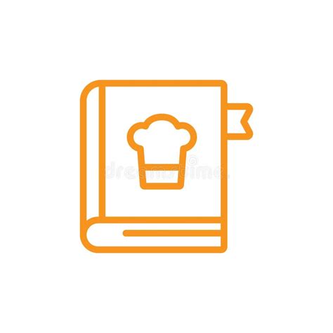 Recipe Book Icon Outline Vector For Web Ui Stock Vector Illustration