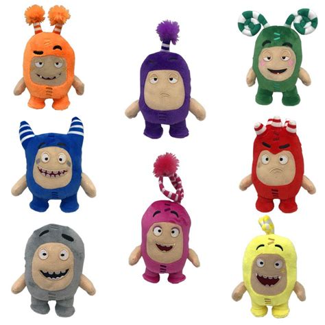 COD18cm Oddbods Plush Toy Stuffed Toys Soft Cuddly Toy Newt Bubbles