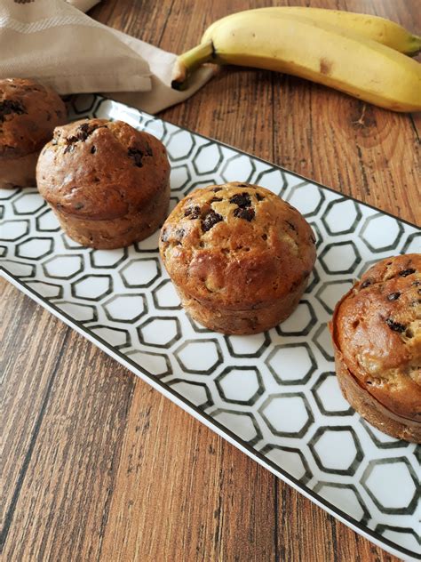 Muffins Banane Et Chocolat Simplement Organis E