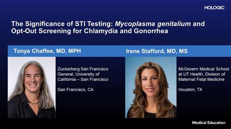 The Significance Of Sti Testing Mycoplasma Genitalium And Opt Out