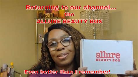 ALLURE Beauty Box Is Back Unboxing Seasonedbeautiesunbox