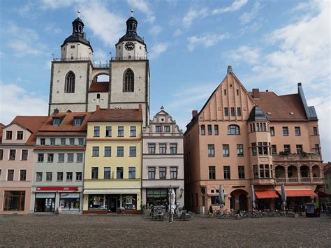 Lutherstadt Wittenberg Marktplatz Kostenloses Foto Auf Pixabay