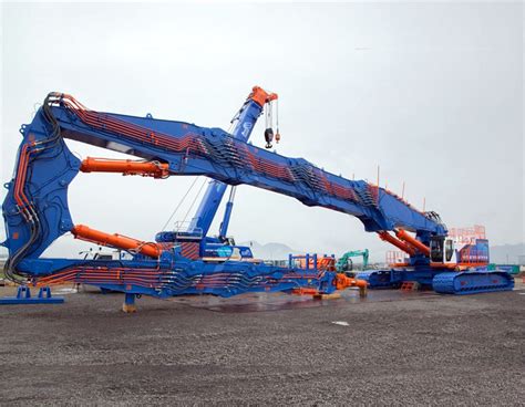 Tallest Demolition Machine Kobelco Sk D